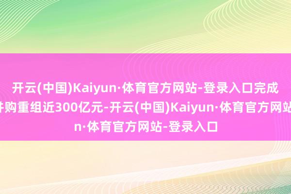 开云(中国)Kaiyun·体育官方网站-登录入口完成上市公司并购重组近300亿元-开云(中国)Kaiyun·体育官方网站-登录入口