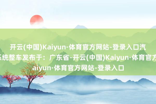 开云(中国)Kaiyun·体育官方网站-登录入口汽车材料充电桩系统整车发布于：广东省-开云(中国)Kaiyun·体育官方网站-登录入口