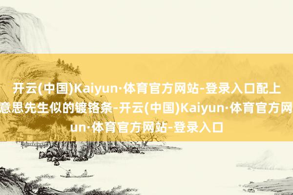 开云(中国)Kaiyun·体育官方网站-登录入口配上16根跟健好意思先生似的镀铬条-开云(中国)Kaiyun·体育官方网站-登录入口