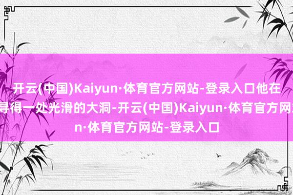 开云(中国)Kaiyun·体育官方网站-登录入口他在一派草垛间寻得一处光滑的大洞-开云(中国)Kaiyun·体育官方网站-登录入口