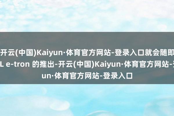开云(中国)Kaiyun·体育官方网站-登录入口就会随即迎来 A6L e-tron 的推出-开云(中国)Kaiyun·体育官方网站-登录入口
