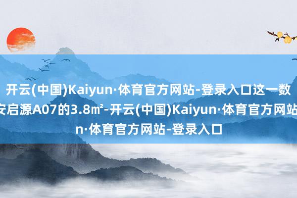 开云(中国)Kaiyun·体育官方网站-登录入口这一数据远超长安启源A07的3.8㎡-开云(中国)Kaiyun·体育官方网站-登录入口