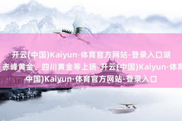 开云(中国)Kaiyun·体育官方网站-登录入口湖南黄金、山东黄金、赤峰黄金、四川黄金等上扬-开云(中国)Kaiyun·体育官方网站-登录入口