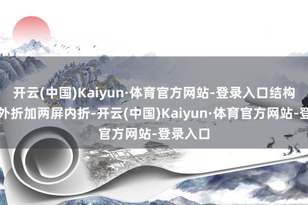 开云(中国)Kaiyun·体育官方网站-登录入口结构为一屏外折加两屏内折-开云(中国)Kaiyun·体育官方网站-登录入口