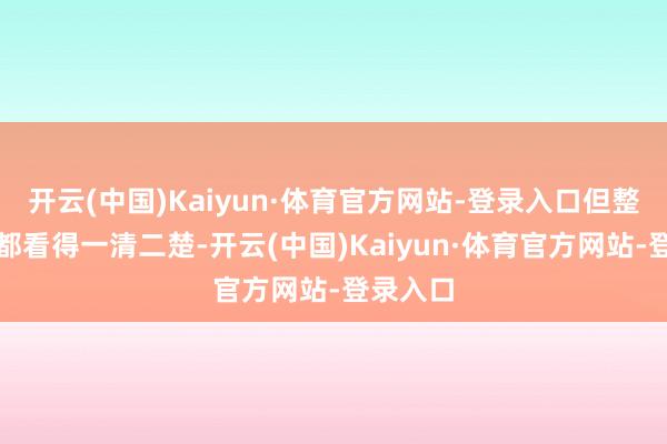 开云(中国)Kaiyun·体育官方网站-登录入口但整个国度都看得一清二楚-开云(中国)Kaiyun·体育官方网站-登录入口
